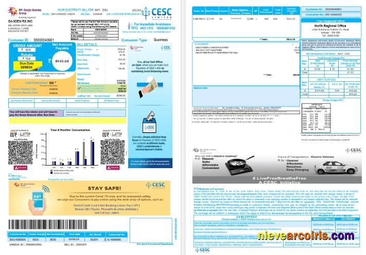 INDIA CESC LIMITED business utility bill, version 2-các trang đã xóa